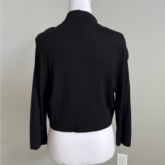 Eliza J Black Bolero Shrug Cardigan Sweater - Picture 3 of 7
